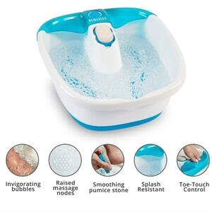 Homedics Aqua Blue Foot Bath